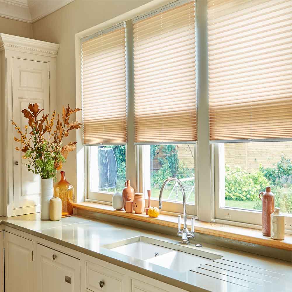 Pleated blinds in Southport